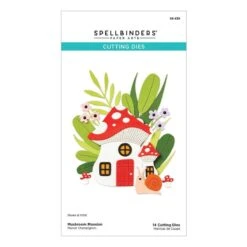 Mushroom Mansion Etched Dies From The Out And About Collection -Woodland Scenics Shop S5 639 Out About Mushroom Mansion Pac