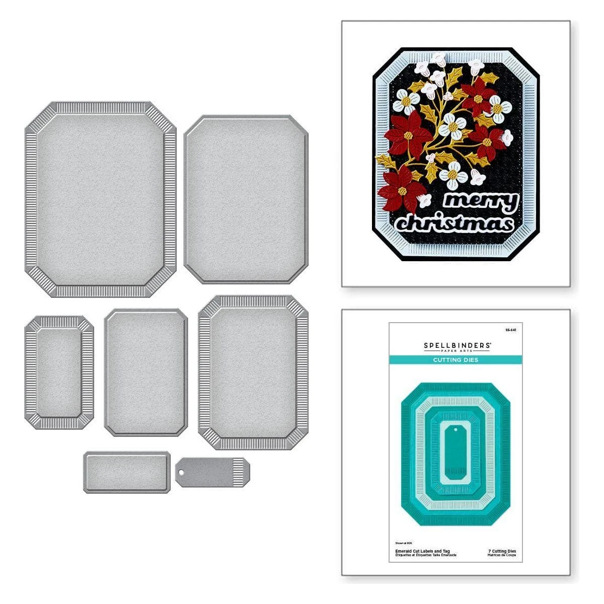 Emerald Cut Labels And Tag Etched Dies From The Home For The Holidays Collection 1 Emerald Cut Labels And Tag Etched Dies From The Home For The Holidays Collection