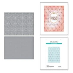 Stitched Starfilled Background Etched Dies From The Stitched Bright Collection