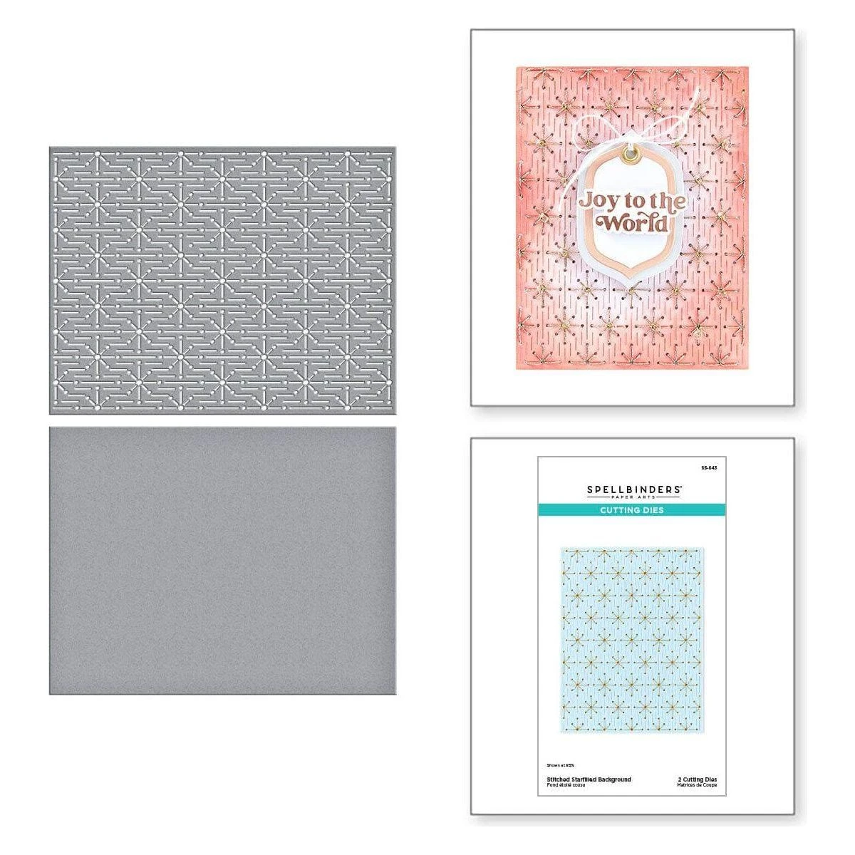 Stitched Starfilled Background Etched Dies From The Stitched Bright Collection 1 Stitched Starfilled Background Etched Dies From The Stitched Bright Collection