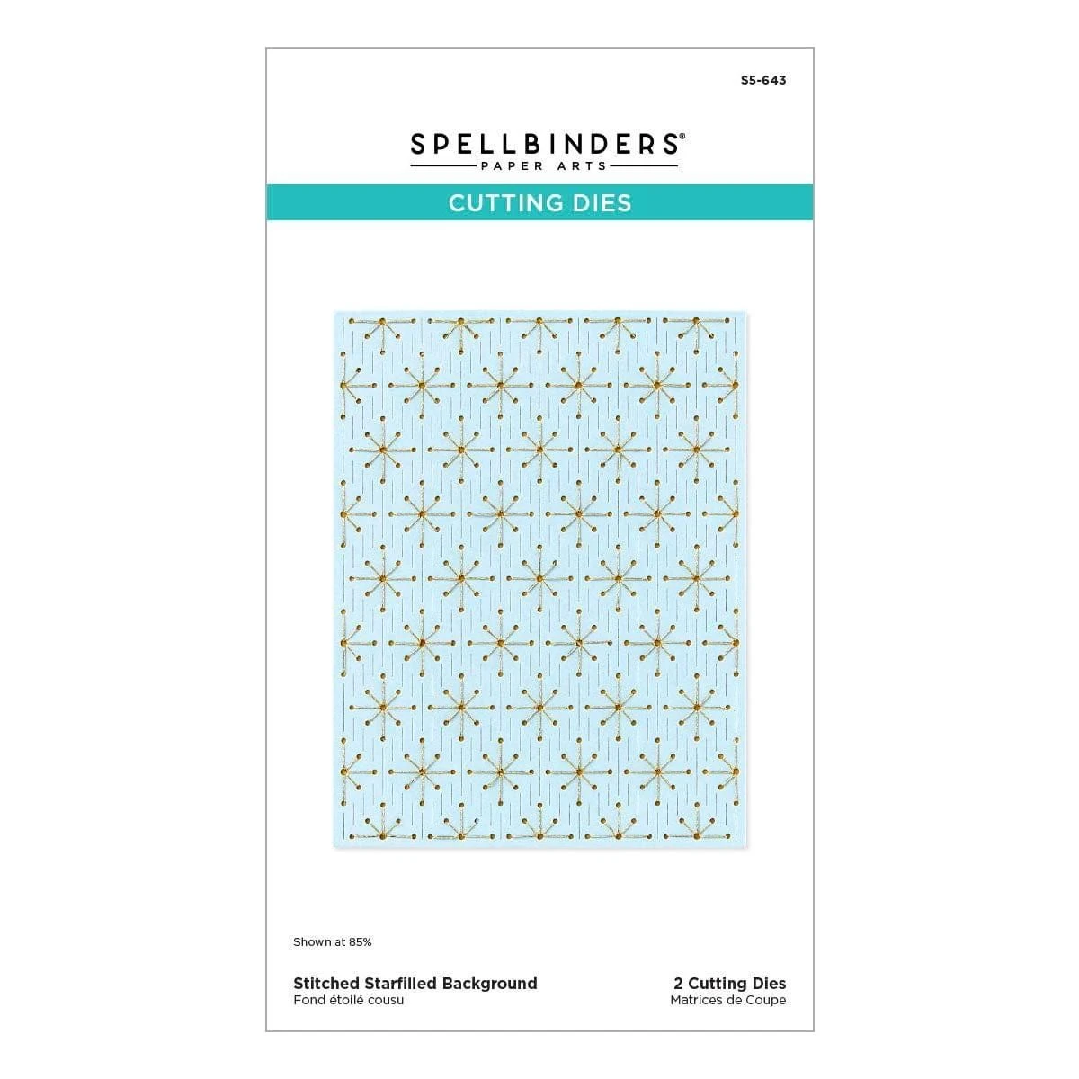 Stitched Starfilled Background Etched Dies From The Stitched Bright Collection 11 Stitched Starfilled Background Etched Dies From The Stitched Bright Collection - Image 11