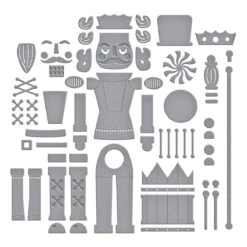 Dancin' Nutcracker Fritz Etched Dies From The Dancin' Christmas Friends Collection 16 Dancin' Nutcracker Fritz Etched Dies From The Dancin' Christmas Friends Collection -Woodland Scenics Shop S5 644 Dancin Christmas Friends Dancin Nutcracker FrItz Color