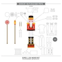 Dancin' Nutcracker Fritz Etched Dies From The Dancin' Christmas Friends Collection 21 Dancin' Nutcracker Fritz Etched Dies From The Dancin' Christmas Friends Collection -Woodland Scenics Shop S5 644 Dancin NutcrackerFritz
