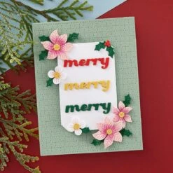 Christmas Greetings Etched Dies From The Home For The Holidays Collection 12 Christmas Greetings Etched Dies From The Home For The Holidays Collection -Woodland Scenics Shop S5 645