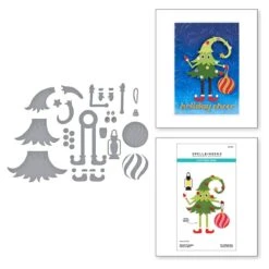 Dancin' Douglas Etched Dies From The Dancin' Christmas Friends Collection