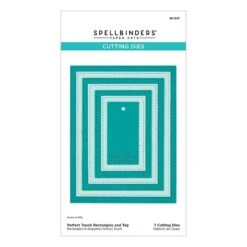 Perfect Touch Rectangles And Tag Etched Dies From The Happy Hour Collection -Woodland Scenics Shop S5 647 Happy Hour Perfect Touch Rectangles and Tag Pac