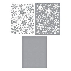 Frozen Flurries Etched Dies From The Let It Snow Collection By Simon Hurley -Woodland Scenics Shop S5 652 Let It Snow Simon Hurley frozen flurries Color