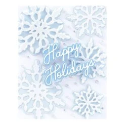 Handwritten Holiday Sentiments Etched Dies From The Let It Snow Collection By Simon Hurley 14 Handwritten Holiday Sentiments Etched Dies From The Let It Snow Collection By Simon Hurley -Woodland Scenics Shop S5 654 Let It Snow Simon Hurley handwritten holiday sentiments Project