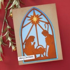 Christmas Morn Nativity Etched Dies From The Season Of Wonder Collection By Stampendous -Woodland Scenics Shop S5 655V2