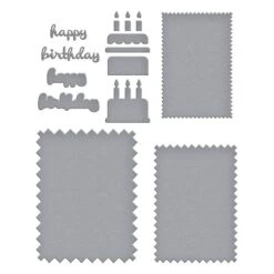 Pinking Edge Birthday Add-Ons Etched Dies From The Not Your Ordinary Card Collection By Wendy Vecchi 12 Pinking Edge Birthday Add-Ons Etched Dies From The Not Your Ordinary Card Collection By Wendy Vecchi -Woodland Scenics Shop S5 656 Not Your Ordinary Card Collection Wendy Vecchi Pinking Edge Birthday Add Ons Color