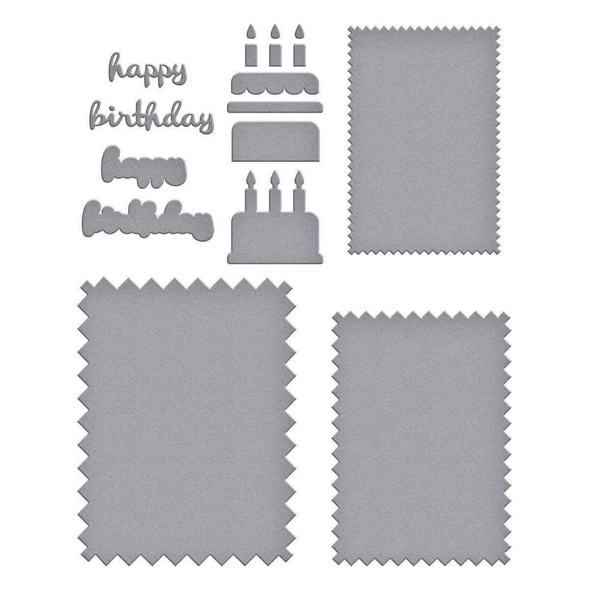 Pinking Edge Birthday Add-Ons Etched Dies From The Not Your Ordinary Card Collection By Wendy Vecchi 6 Pinking Edge Birthday Add-Ons Etched Dies From The Not Your Ordinary Card Collection By Wendy Vecchi - Image 6