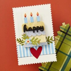 Pinking Edge Birthday Add-Ons Etched Dies From The Not Your Ordinary Card Collection By Wendy Vecchi 10 Pinking Edge Birthday Add-Ons Etched Dies From The Not Your Ordinary Card Collection By Wendy Vecchi -Woodland Scenics Shop S5 656A