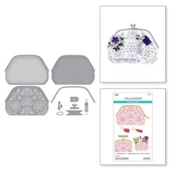 Gorgeous You Makeup Bag Etched Dies From The Gorgeous You Collection