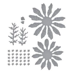 Painted Daisy And Ladybugs Etched Dies From The Through The Meadow Collection By Susan Tierney-Cockburn -Woodland Scenics Shop S5 660 Through the Meadow STC Painted Daisy and Ladybugs Color