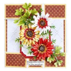 Painted Daisy And Ladybugs Etched Dies From The Through The Meadow Collection By Susan Tierney-Cockburn -Woodland Scenics Shop S5 660 Through the Meadow STC Painted Daisy and Ladybugs Project