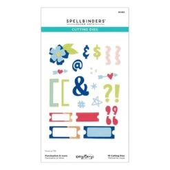 Punctuation & Icons Etched Dies From The Just Sayin' Collection By Kelly Bangs -Woodland Scenics Shop S5 663 Just Sayin Kelly Bangs Punctuation Icons Pac