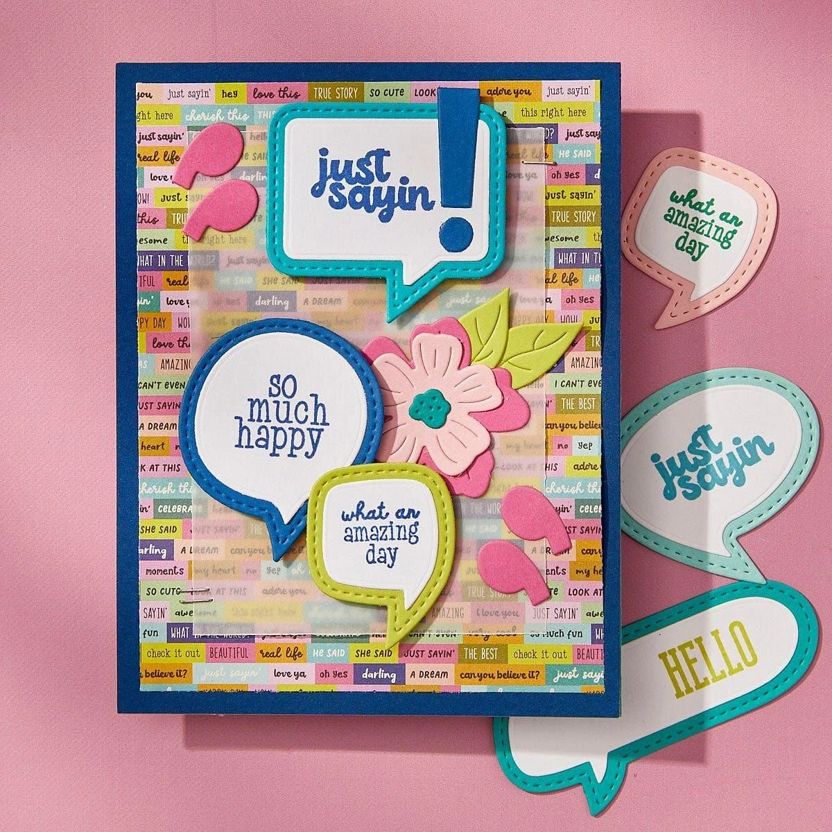 Just Sayin' 12"" X 12"" Printed Paper Pack From The Just Sayin' Collection By Kelly Bangs 9 Just Sayin' 12"" X 12"" Printed Paper Pack From The Just Sayin' Collection By Kelly Bangs - Image 9