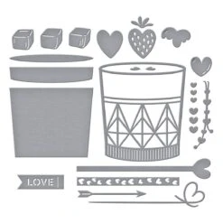 Love On The Rocks Etched Dies From The Love On The Rocks Collection -Woodland Scenics Shop S5 668 Love on the Rocks Color