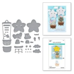 Swinging Among The Stars Etched Dies From The Little Smiles Collection