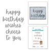 Birthday Cheers Etched Dies From The Bougie Birthday Collection By Nina Boettcher