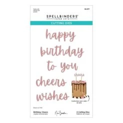 Birthday Cheers Etched Dies From The Bougie Birthday Collection By Nina Boettcher -Woodland Scenics Shop S5 677 Bougie Birthday Celebration Nina Boettcher Birthday Cheers Pac