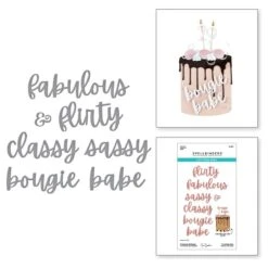 Fabulous Birthday Etched Dies From The Bougie Birthday Collection By Nina Boettcher