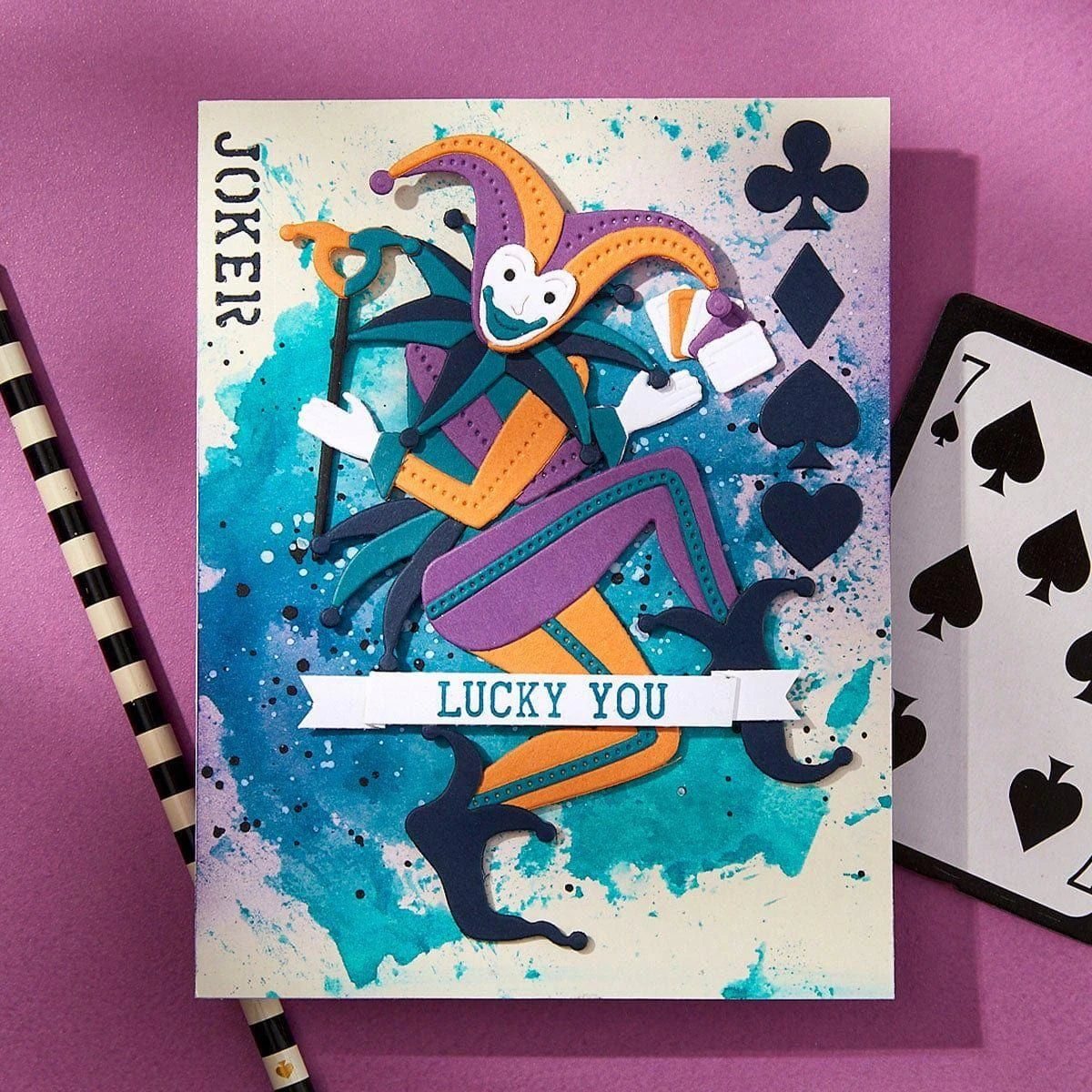 Wild Joker Etched Dies From The Wild Joker By Jaycee Gaspar 2 Wild Joker Etched Dies From The Wild Joker By Jaycee Gaspar - Image 2