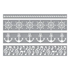 Classic Mouse Borders Etched Dies From The Say Cheese Classic Mouse Collection -Woodland Scenics Shop S5 704 Say Cheese Classic Mouse Classic Mouse Borders Color