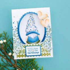 Gnome Hugs Etched Dies From The Holiday Hugs Collection By Stampendous -Woodland Scenics Shop S6 213 10