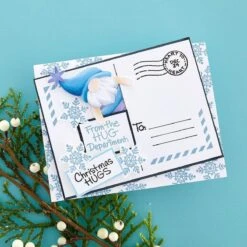 Gnome Hugs Etched Dies From The Holiday Hugs Collection By Stampendous -Woodland Scenics Shop S6 213 11