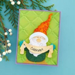 Gnome Hugs Etched Dies From The Holiday Hugs Collection By Stampendous -Woodland Scenics Shop S6 213 5