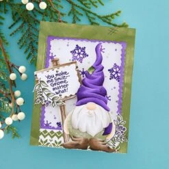 Gnome Hugs Etched Dies From The Holiday Hugs Collection By Stampendous -Woodland Scenics Shop S6 213 6