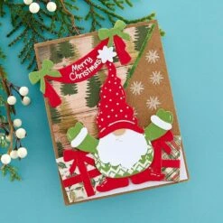 Gnome Hugs Etched Dies From The Holiday Hugs Collection By Stampendous -Woodland Scenics Shop S6 213 7