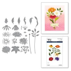 Floral Stems Etched Dies From The Photosynthesis Collection By Simon Hurley