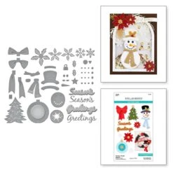 Christmas Wreath Add-Ons Etched Dies From The Beautiful Wreaths Collection By Suzanne Hue
