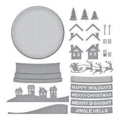 Simon's Snow Globe Etched Dies From The Simon's Snow Globes Collection By Simon Hurley -Woodland Scenics Shop S6 222 Simon s Snow Globes Simon Hurley simon s snow globe Color