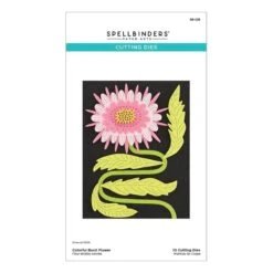 Spellbinders Exclusive: Colorful Burst Flower Etched Dies -Woodland Scenics Shop S6 225 Kaleidoscope Garden Colorful Burst Flower Pac