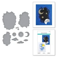 Tunnel Clouds Etched Dies From The Tunnel Scapes Collection By Vicky Papaioannou