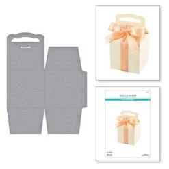 Ribbon Box Etched Dies From The Sealed 3D Christmas Collection