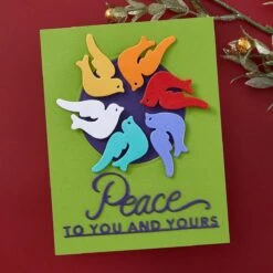 Peace DoveEtched Dies From The Season Of Wonder Collection By Stampendous -Woodland Scenics Shop S6 243V6