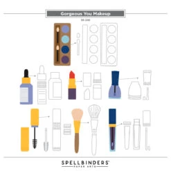 Gorgeous You Makeup Etched Dies From The Gorgeous You Collection -Woodland Scenics Shop S6 246 Gorgeous You Gorgeous You Makeup Assembly
