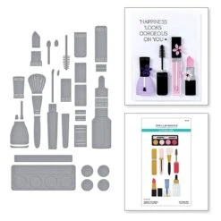 Gorgeous You Makeup Etched Dies From The Gorgeous You Collection