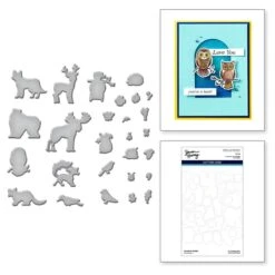 Woodland Wildlife Stamp And Die Bundle By Simon Hurley -Woodland Scenics Shop S6 248 woodland wildlife Combo