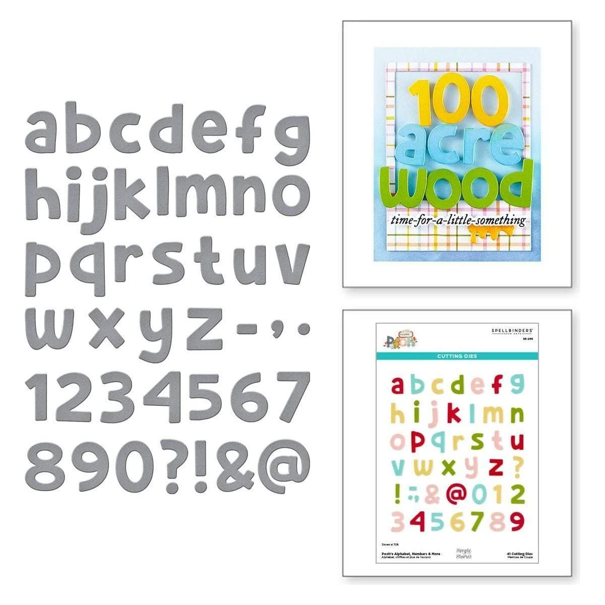Pooh's Alphabet, Numbers & More Etched Dies From The Say Cheese Classic Pooh Collection In Collaboration With Simple Stories 1 Pooh's Alphabet, Numbers & More Etched Dies From The Say Cheese Classic Pooh Collection In Collaboration With Simple Stories
