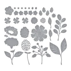 Vivid Blooms Etched Dies From The Vivid Expressions Collection -Woodland Scenics Shop S6 250 Vivid Expressions Vivid Blooms Color