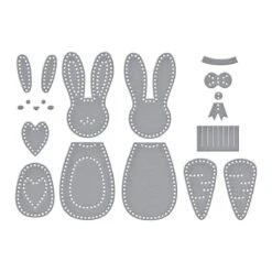 Felt Carrot Companion Etched Dies From The Spring Felt Stitch & Create Collection By Nichol Spohr -Woodland Scenics Shop S6 255 Spring Felt Nichol Spohr Felt Carrot Companion Color