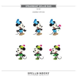 Steamboat Willie Duo Etched Dies From The Say Cheese Classic Mouse Collection -Woodland Scenics Shop S6 261 Say Cheese Classic Mouse Steamboat Willle Duo Assembly Options 88077a39 65dc 402c 80c9 73e0986963c3