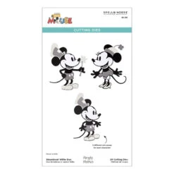 Steamboat Willie Duo Etched Dies From The Say Cheese Classic Mouse Collection -Woodland Scenics Shop S6 261 Say Cheese Classic Mouse Steamboat Willle Duo Pac