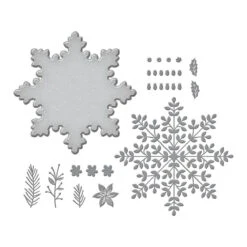Snowflake Card Creator Etched Dies From The Bibi's Snowflakes Collection By Bibi Cameron -Woodland Scenics Shop S7 236 Bibi s Snowflakes Bibi Cameron Snowflake Card Creator Color