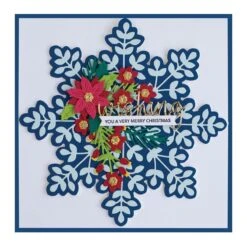 Snowflake Card Creator Etched Dies From The Bibi's Snowflakes Collection By Bibi Cameron -Woodland Scenics Shop S7 236 Bibi s Snowflakes Bibi Cameron Snowflake Card Creator Project